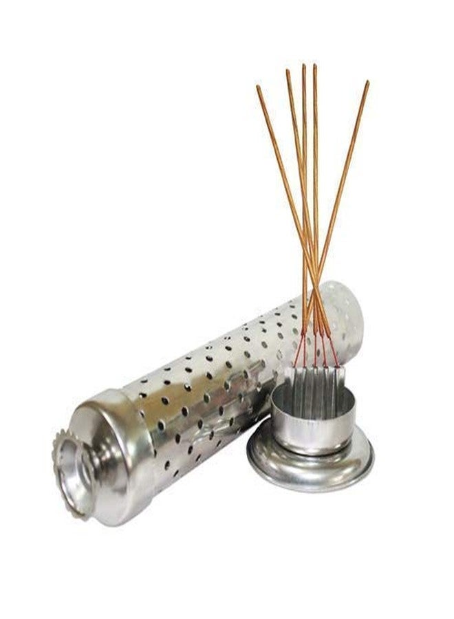 Prokart Stainless Steel Agarbatti Stand | Incense Stick Stand Holder with Ash Catcher for Home, Office & Temple Material: Stainless Steel, 1 - Image 5